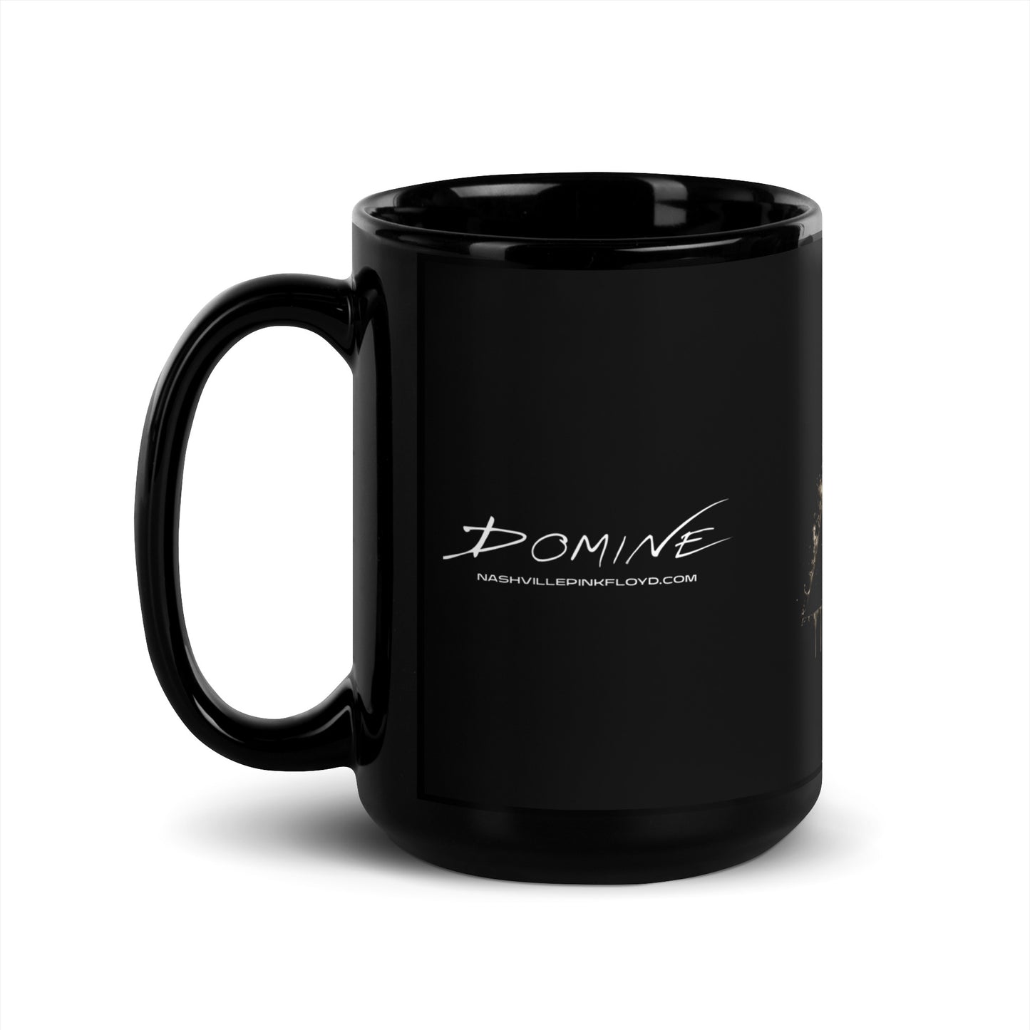Moon Blast Black Glossy Mug