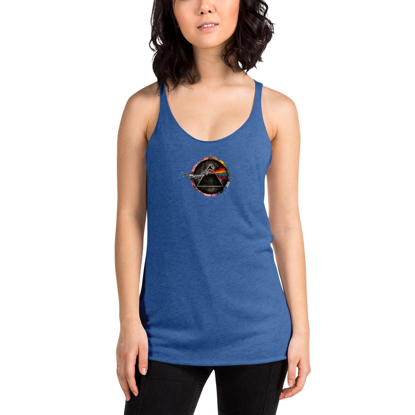 DOMINE, "Prism Blast," Women's Racerback Tank